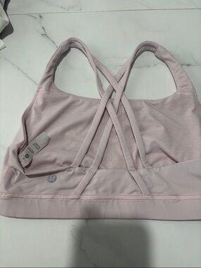 lululemon athletica Light Pink Crisscross Back Sports Bra